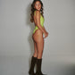 Aster Swimsuit in Lime