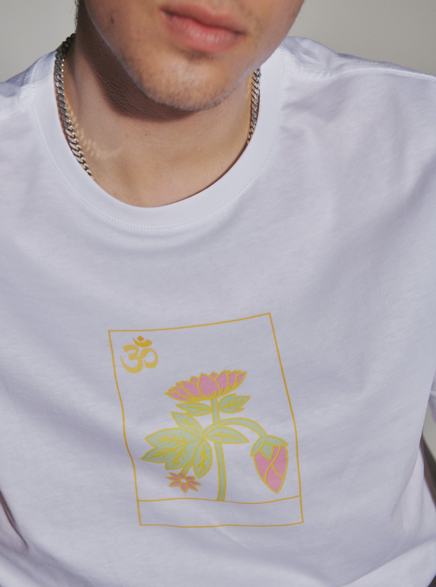 Square With Flower Tee
